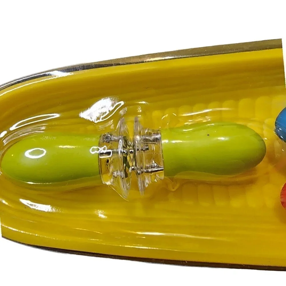 Gourmet Club‎ 6 Pc Corn Set 3 Corn Holders & 3 Serving Trays